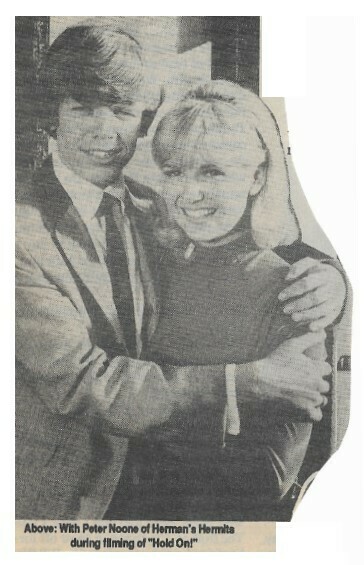 Fabares, Shelley / With Peter Noone During Movie Filming / 1966