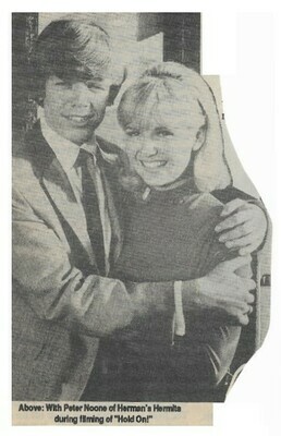Fabares, Shelley / With Peter Noone During Movie Filming / 1966