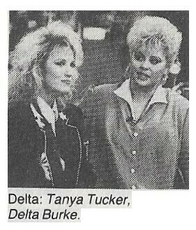 Tucker, Tanya / With Delta Burke on Delta TV Show / 1992
