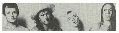 Red Hot Chili Peppers / Group Photo-Flea On Left