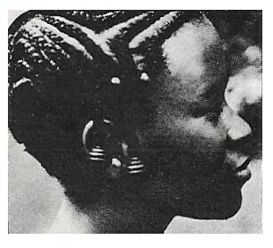 Humphrey, Bobbi / Closeup, Profile, Braided Hair / 1970s