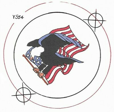 Badge-A-Minit / Eagle and American Flag