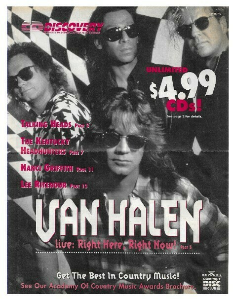 CD Discovery / Van Halen / 1993