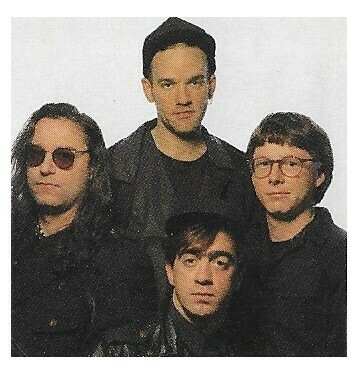 R.E.M. / Group Photo-Michael Stipe at Top Center / 1992