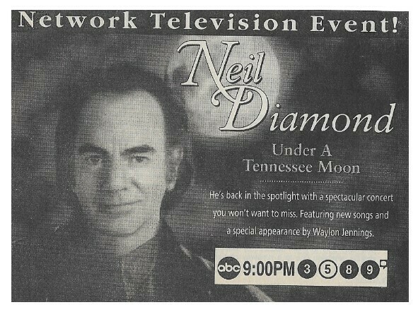 Diamond, Neil / Under a Tennessee Moon (Network Television Event!) / 1996