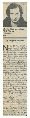 Diamond, Neil / On the Way to the Sky / 1982