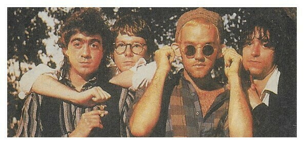 R.E.M. / Group Photo-Michael Second from Right / 1989