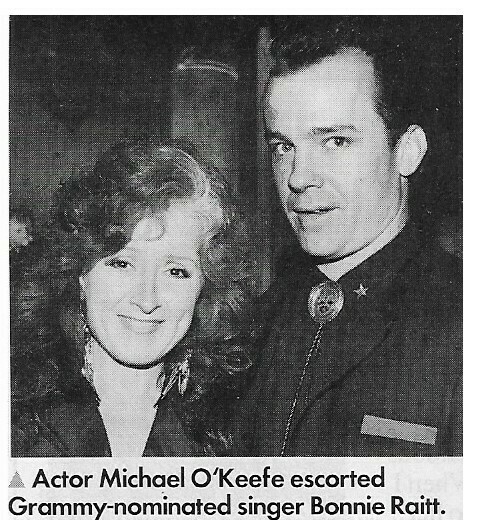 Raitt, Bonnie / Actor Michael O'Keefe Escorted Grammy-Nominated Singer / 1991