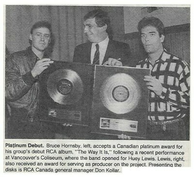 Hornsby, Bruce / Platinum Debut - with Huey Lewis / 1987