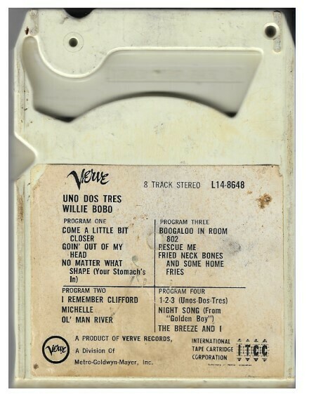 Bobo, Willie / Uno Dos Tres | Verve L14-8648 | 1966