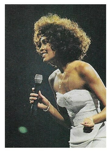 Houston, Whitney / On Stage-White Strapless Dress