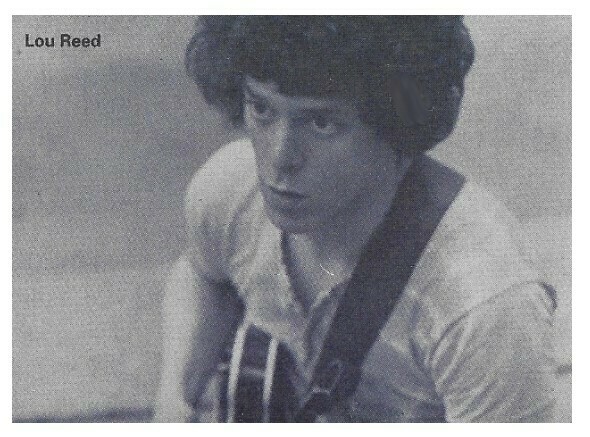 Reed, Lou / With Guitar-Striped T-Shirt-Early Days