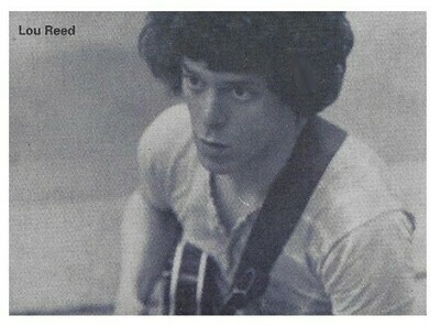 Reed, Lou / With Guitar-Striped T-Shirt-Early Days