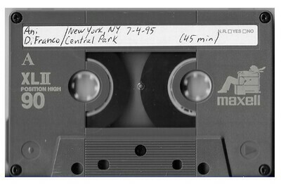 DiFranco, Ani / New York, NY (Central Park) - July 1, 1995 | with Barry Manilow Bonus