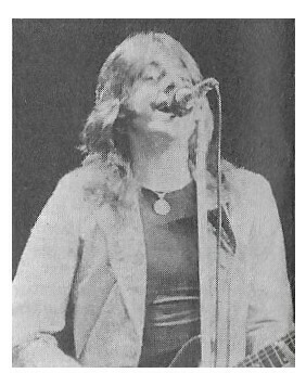 Foghat / Dave Peverett On Stage-Jacket, T-Shirt / 1970s
