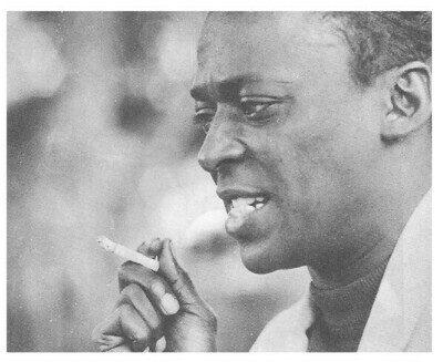Davis, Miles / Closeup-With Cigarette in Hand