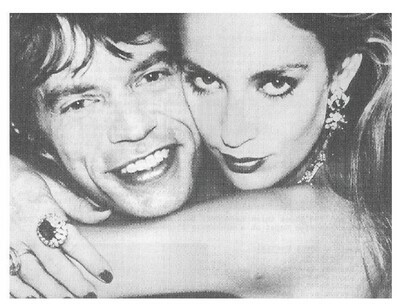 Jagger, Mick / Closeup-With Jerry Hall / 1981