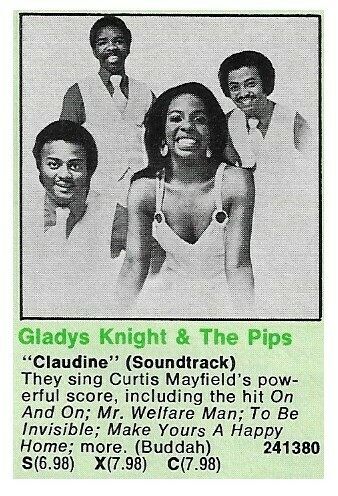 Knight, Gladys (+ The Pips) / Claudine (Soundtrack) / 1974
