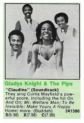 Knight, Gladys (+ The Pips) / Claudine (Soundtrack) / 1974