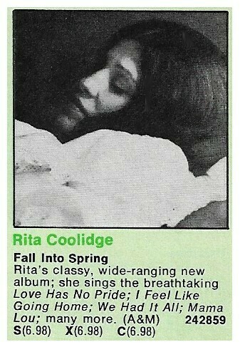 Coolidge, Rita / Fall Into Spring / 1974