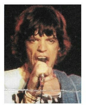 Rolling Stones, The / Mick Jagger On Stage-Closeup-Holding Mic. / 1979