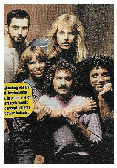 Styx / Group Photo-Dennis in Lavender Shirt / 1970s