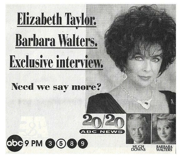 Taylor, Elizabeth / 20/20 - ABC News / 1997