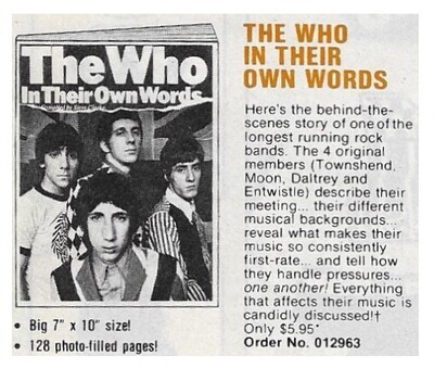 Who, The / In Their Own Words / 1979