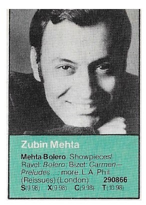 Mehta, Zubin / Mehta Bolero / 1972