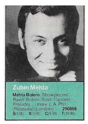 Mehta, Zubin / Mehta Bolero / 1972