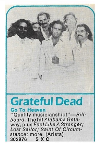 Grateful Dead / Go To Heaven / 1980
