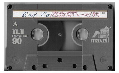 Bad Company / Toronto, Canada (Concert Hall) - June 14, 1989