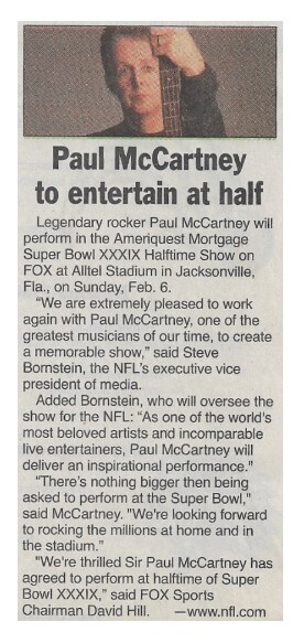 McCartney, Paul / To Entertain at Half / 2005