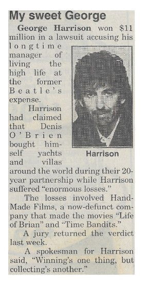 Harrison, George / My Sweet George / 1996