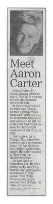 Carter, Aaron / Meet Aaron Carter / 2002