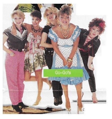 Go-Go's, The / Group Standing, Belinda 2nd from Right