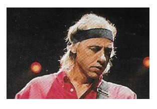Dire Straits / Mark Knopfler On Stage-Red Shirt-Bandana