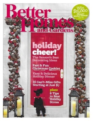 Better Homes and Gardens / Holiday Cheer! / December 2011