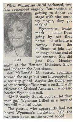 Judd, Wynonna / Two Fans Responded Eagerly / 1993