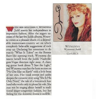 Judd, Wynonna / Wynonna / 1992