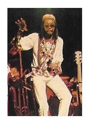 Tosh, Peter / On Stage-White Outfit-Sunglasses / 1970s