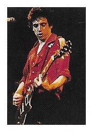 Clash, The / Mick Jones Onstage-Red Shirt-Black Guitar / 1970s
