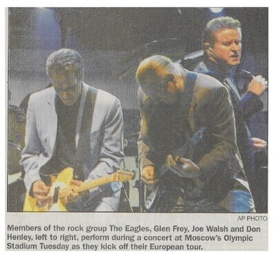 Eagles / Moscow, Russia (Olympic Stadium) / 2001