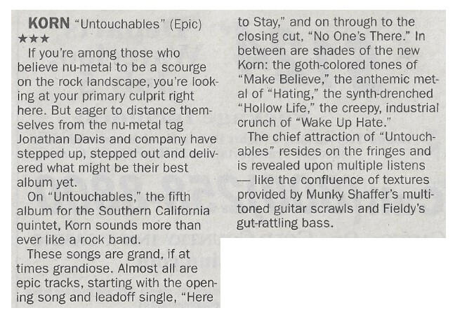 Korn / Untouchables / 2002