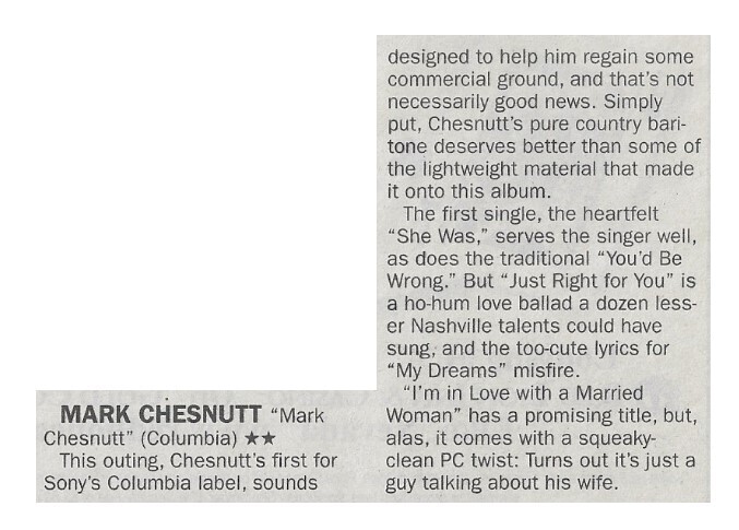 Chesnutt, Mark / Mark Chesnutt / 2002
