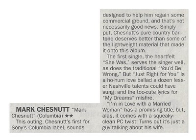 Chesnutt, Mark / Mark Chesnutt / 2002