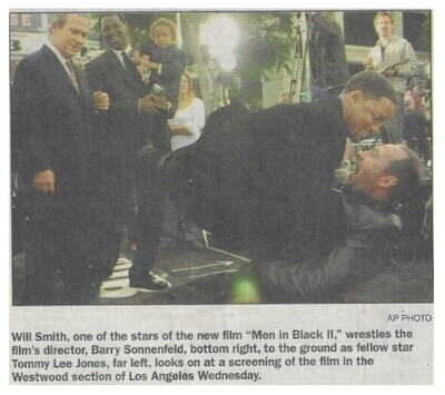 Smith, Will / Los Angeles, CA (Men in Black II Screening) | with Tommy Lee Jones / 2002