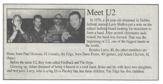 U2 / Meet U2 / 2002