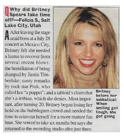 Spears, Britney / Leaving the Stage Amid Boos / 2002