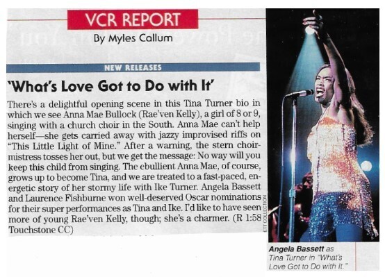 Bassett, Angela / What's Love Got to Do with It / 1994